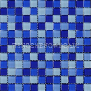HXB104 Πλακάκια από πλαστικό μωσαϊκό χωρίς πλακάκια για φθηνά πλακάκια μωσαϊκού μπλε