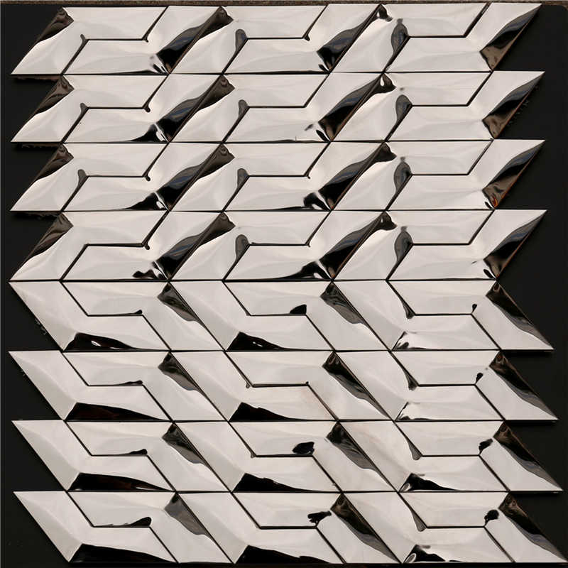 Crazy Metal Pattern Ακανόνιστο μωσαϊκό πλακάκι τοίχου