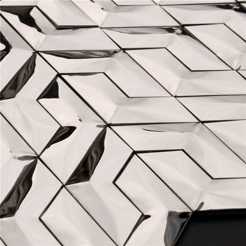 Crazy Metal Pattern Ακανόνιστο μωσαϊκό πλακάκι τοίχου