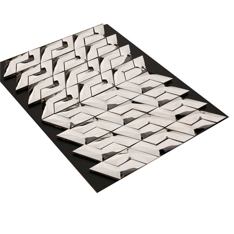 Crazy Metal Pattern Ακανόνιστο μωσαϊκό πλακάκι τοίχου